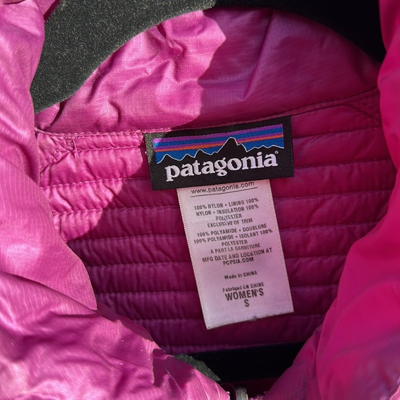 Patagonia vintage fall 2013 long puffer parka deep plum size Small - Picture 7 of 8